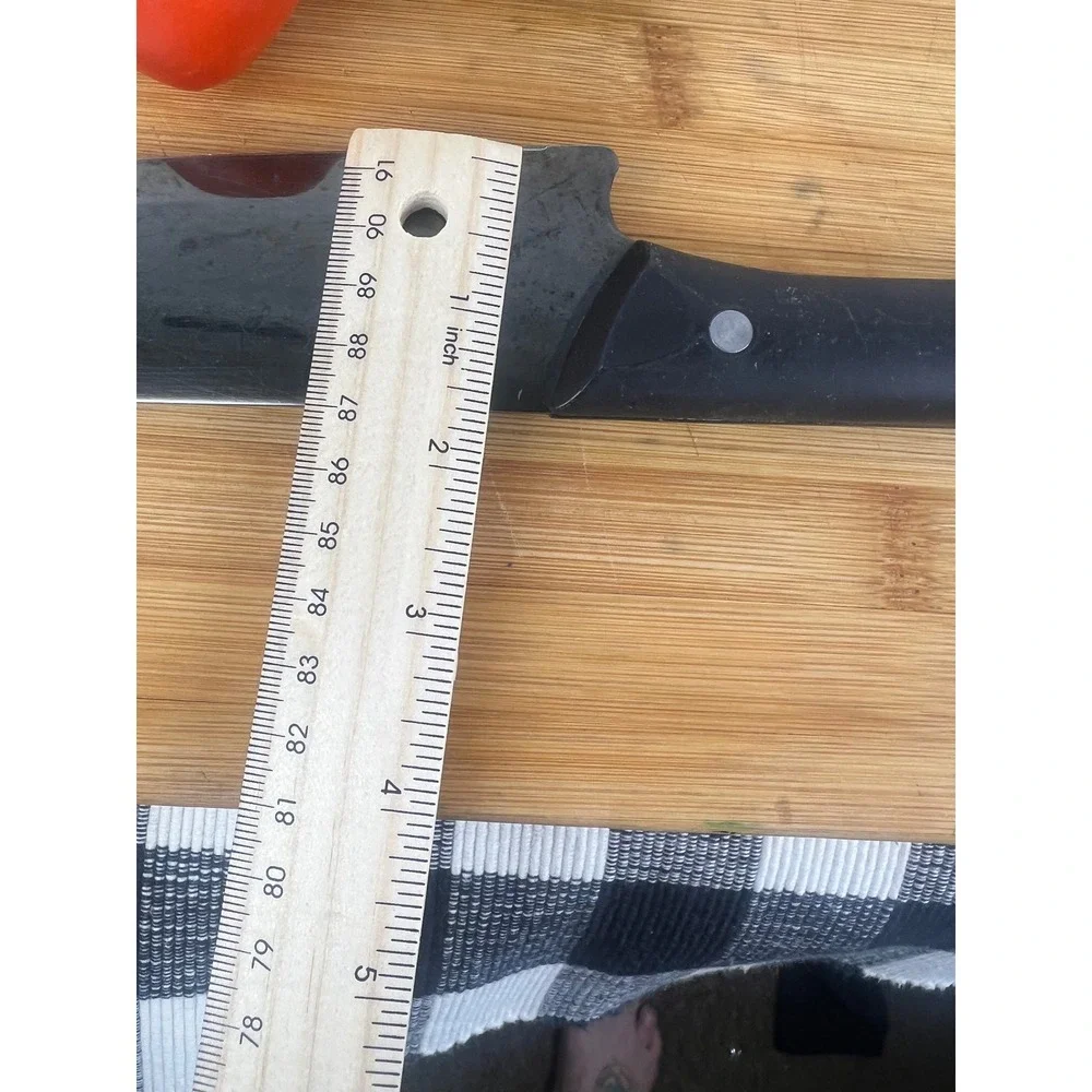 Schmidt Bros Project X-PX22 8 Inch Stainless Steel‎ Chef Knife Black Handle